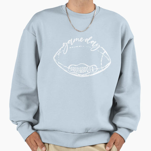 Game Day American Football Sport Sweatshirt - Aesthetic Graphic for Adults - T-Shirt, Sweatshirt, Hoodie