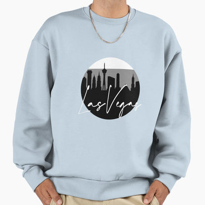Las Vegas Skyline Football Sweatshirt - Fun Novelty Design for Adults - T-Shirt, Sweatshirt, Hoodie