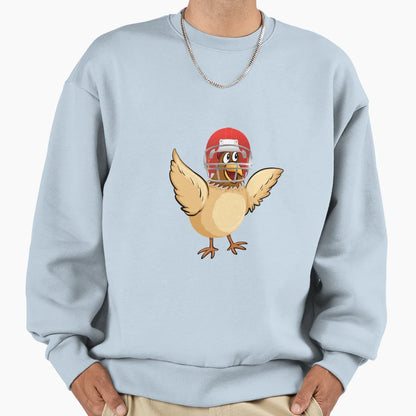 Chicken Fan Football Funny Sweatshirt - Streetwear Style for Adults - T-Shirt, Sweatshirt, Hoodie