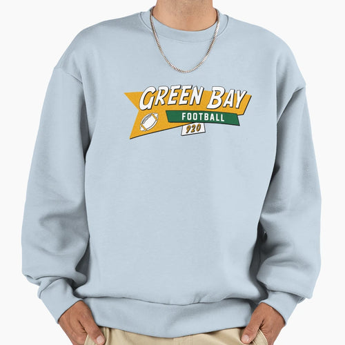 Green Bay 90S Football Sweatshirt - Streetwear Style Men Women - T-Shirt, Sweatshirt, Hoodie