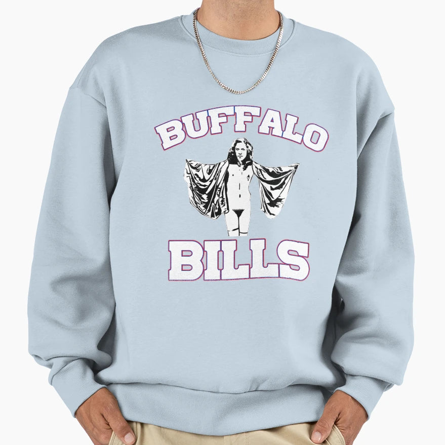 Buffalo Bills Silence Lambs Sweatshirt - Aesthetic Graphic for Adults - T-Shirt, Sweatshirt, Hoodie