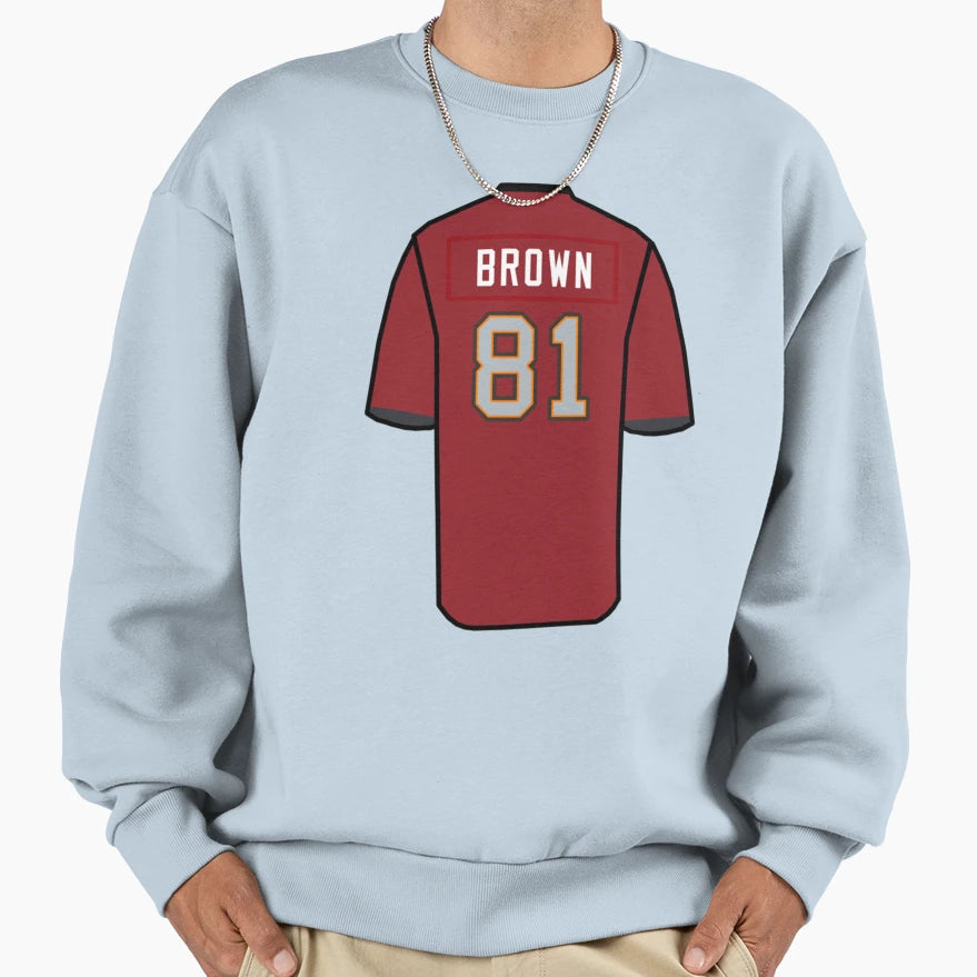 Antonio Brown Jersey Sweatshirt - Fun Novelty Design for Adults - T-Shirt, Sweatshirt, Hoodie