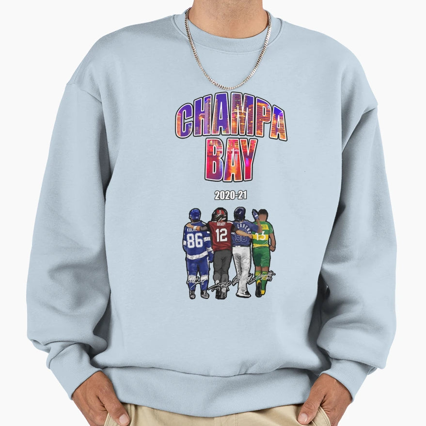 Champa Bay Sweatshirt - Graphic Print Men Women - T-Shirt, Sweatshirt, Hoodie