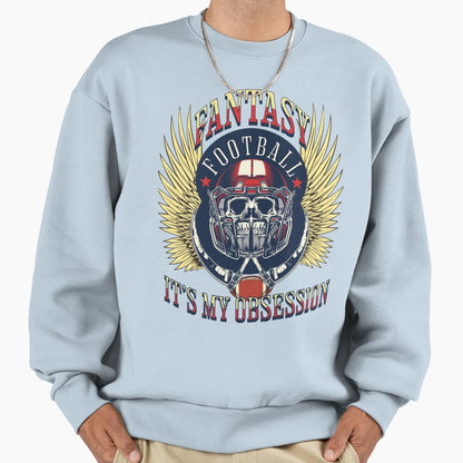 Fantasy Football Its My Obsession Sweatshirt - Minimalist Print Men Women - T-Shirt, Sweatshirt, Hoodie