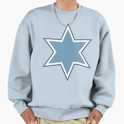 Country Blue Star David Sweatshirt - Minimalist Print Unisex - T-Shirt, Sweatshirt, Hoodie