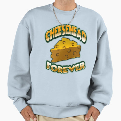 Cheesehead Forever Sweatshirt - Minimalist Print Unisex - T-Shirt, Sweatshirt, Hoodie