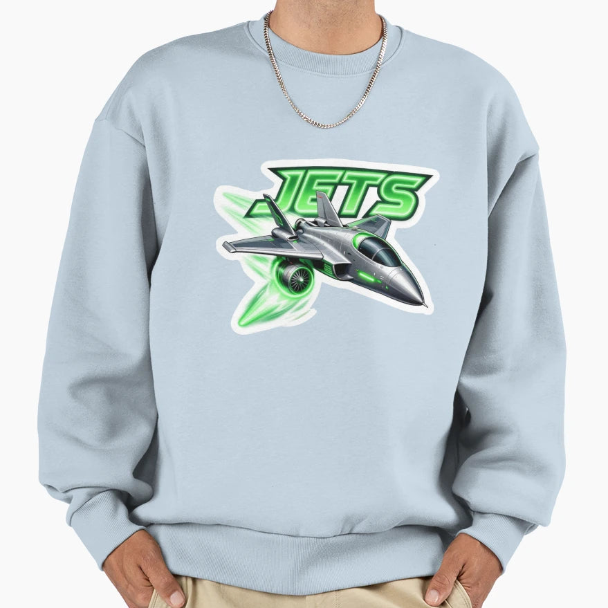 New York Jets Football Decal Sweatshirt - Graphic Print for Adults - T-Shirt, Sweatshirt, Hoodie