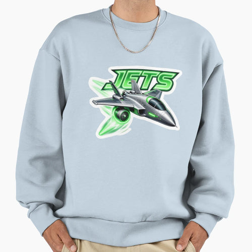 New York Jets Football Decal Sweatshirt - Graphic Print for Adults - T-Shirt, Sweatshirt, Hoodie