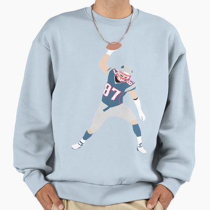 Football Legend 87 Celebratory Spike Sweatshirt - Novelty Apparel Men Women - T-Shirt, Sweatshirt, Hoodie