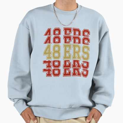 48 Ers 48Ers Logo 48Ers Gifts Gift Sweatshirt - Custom Art Print Men Women - T-Shirt, Sweatshirt, Hoodie