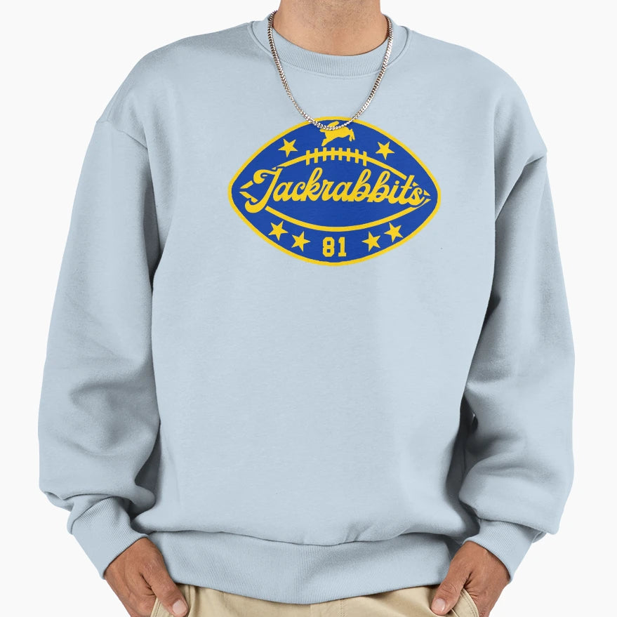 Jackrabbits Football Sweatshirt - Fun Novelty Design for Adults - T-Shirt, Sweatshirt, Hoodie