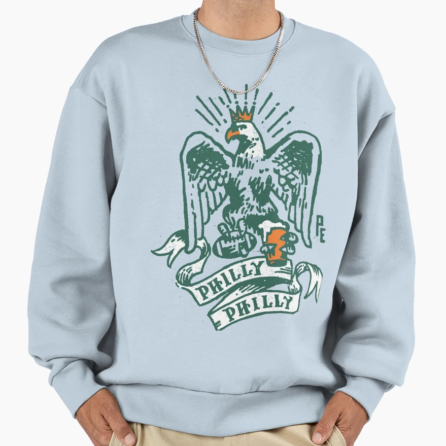 Philly Dilly Sweatshirt - Custom Art Print Men Women - T-Shirt, Sweatshirt, Hoodie