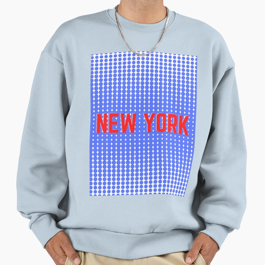 New York Dots 3 Sweatshirt - Graphic Print Men Women - T-Shirt, Sweatshirt, Hoodie