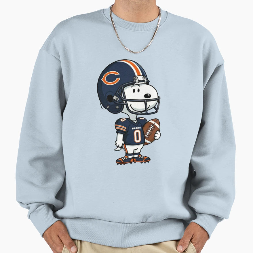 Holding Football Chicago Sweatshirt - Streetwear Style Men Women - T-Shirt, Sweatshirt, Hoodie