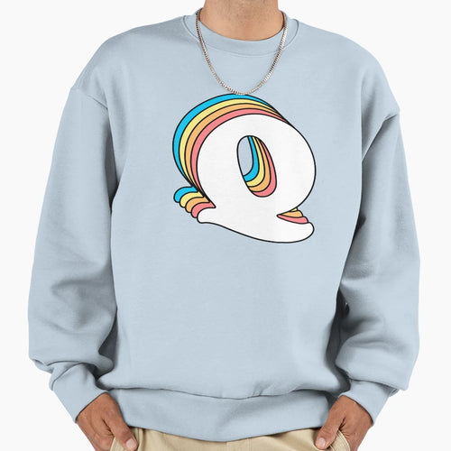 Letter Q Sweatshirt - Graphic Print for Adults - T-Shirt, Sweatshirt, Hoodie