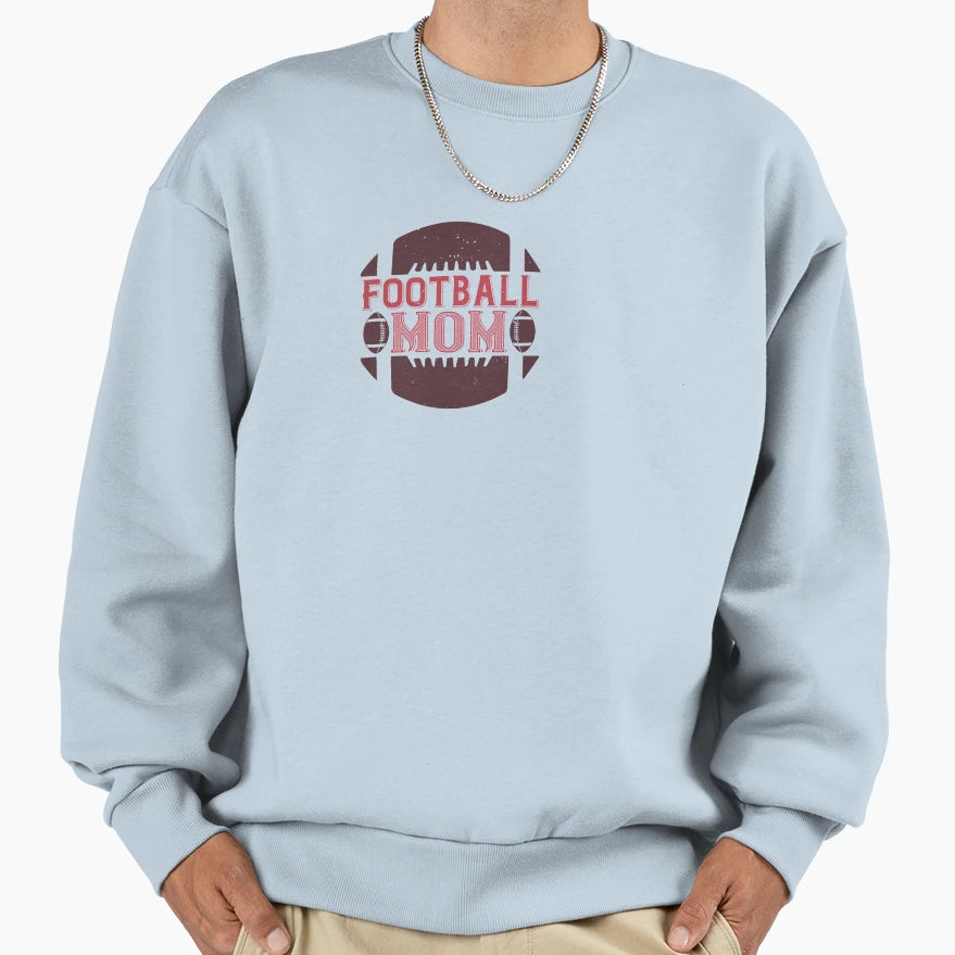 Football Mom Sweatshirt - Minimalist Print Unisex - T-Shirt, Sweatshirt, Hoodie