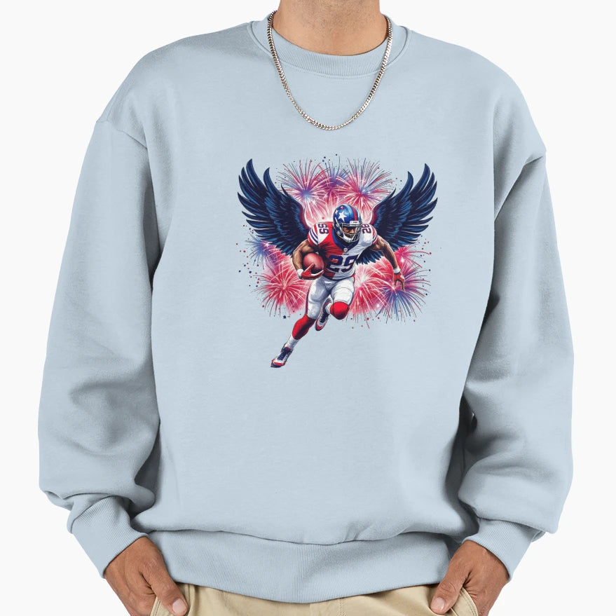 Independence Day American Flag Sweatshirt - Streetwear Style Unisex - T-Shirt, Sweatshirt, Hoodie
