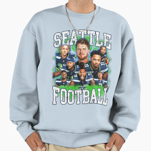 Seattle American Football Sweatshirt - Trendy Graphic Men Women - T-Shirt, Sweatshirt, Hoodie