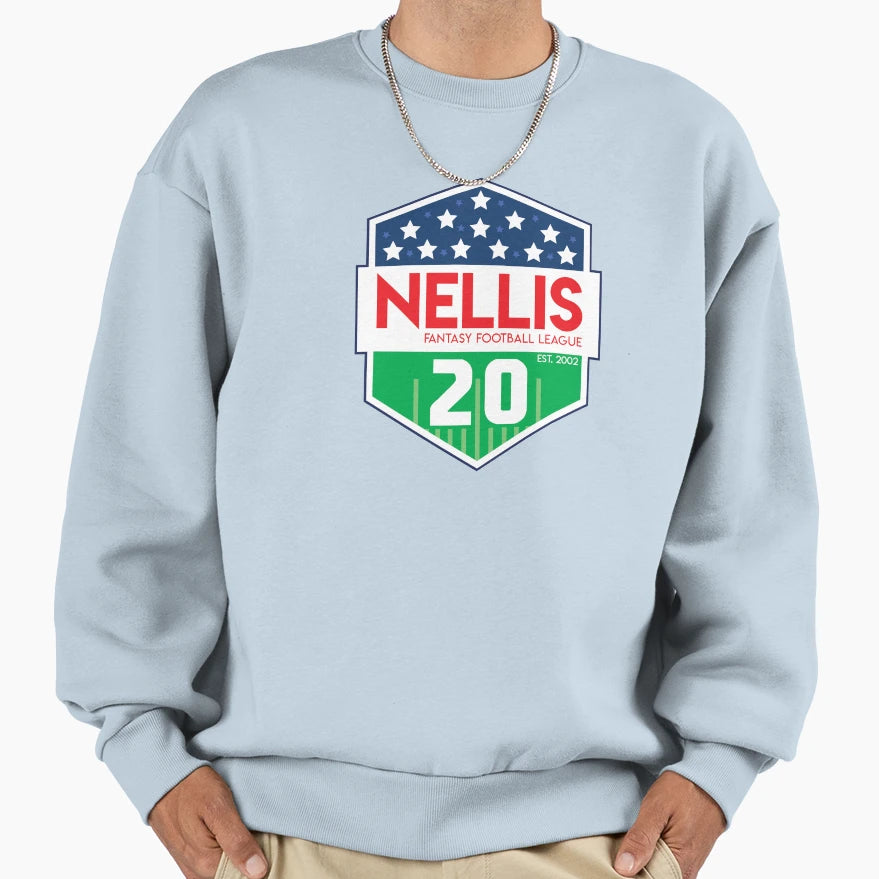 Nffl 20 Shield Color Sweatshirt - Unique Graphic for Adults - T-Shirt, Sweatshirt, Hoodie