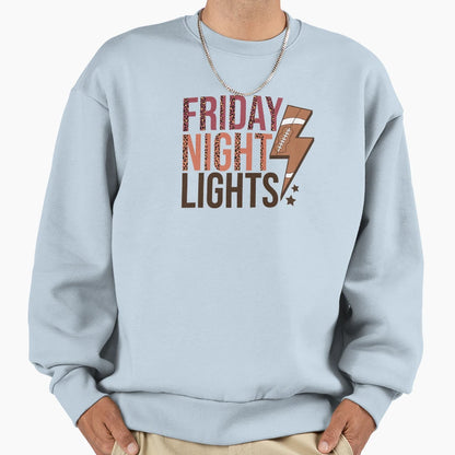 Friday Night Lights Sweatshirt - Minimalist Print for Adults - T-Shirt, Sweatshirt, Hoodie