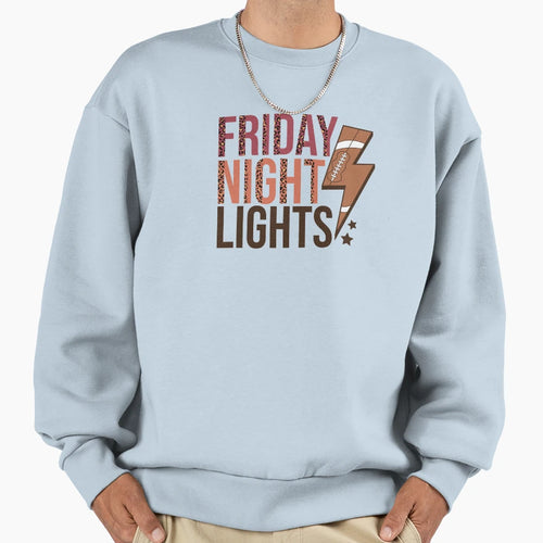 Friday Night Lights Sweatshirt - Minimalist Print for Adults - T-Shirt, Sweatshirt, Hoodie
