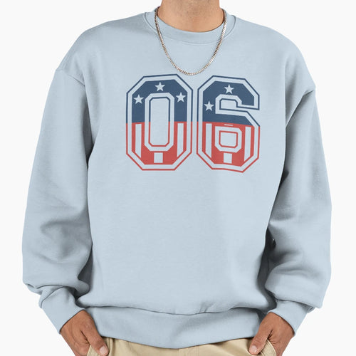 Number 06 Usa Sweatshirt - Novelty Apparel Unisex - T-Shirt, Sweatshirt, Hoodie