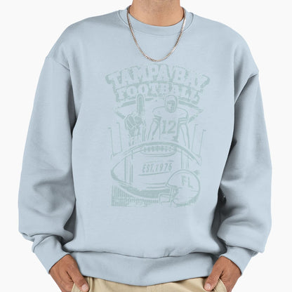 Tampa Bay Florida Football Distressed Sweatshirt - Graphic Print Unisex - T-Shirt, Sweatshirt, Hoodie