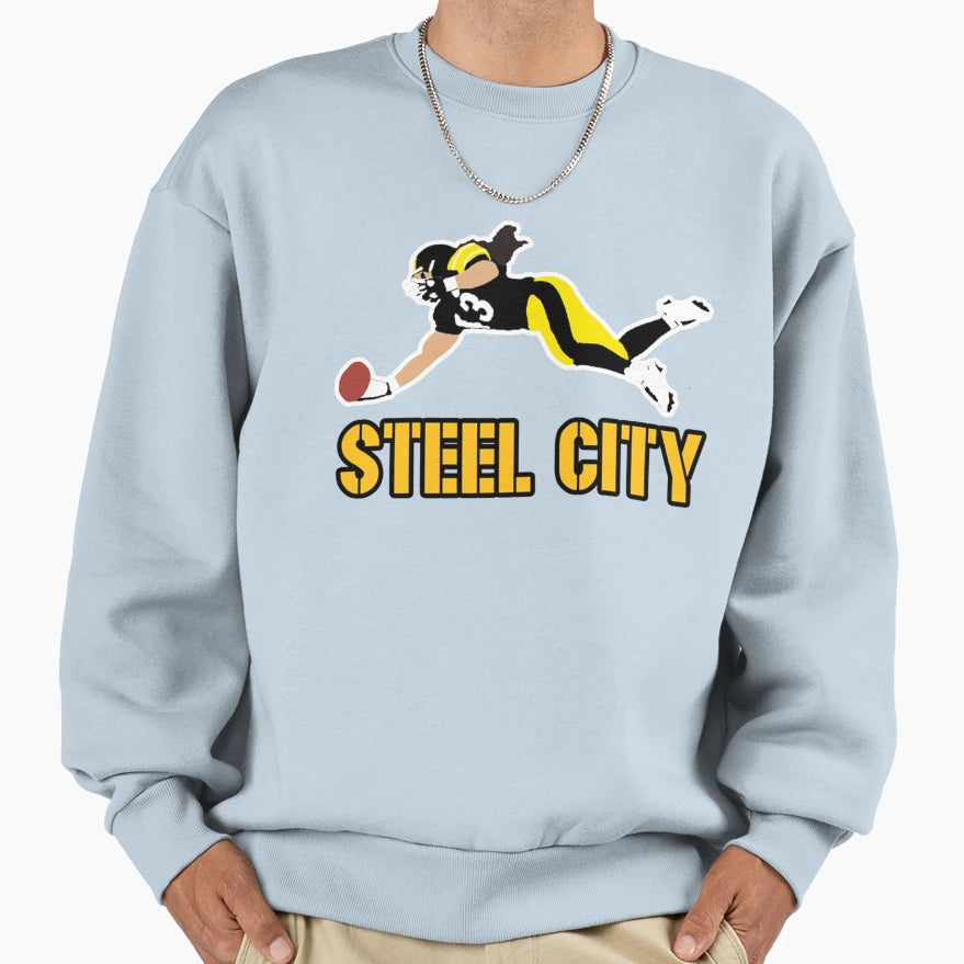 Steel City Pittsburgh Sweatshirt - Minimalist Print Men Women - T-Shirt, Sweatshirt, Hoodie