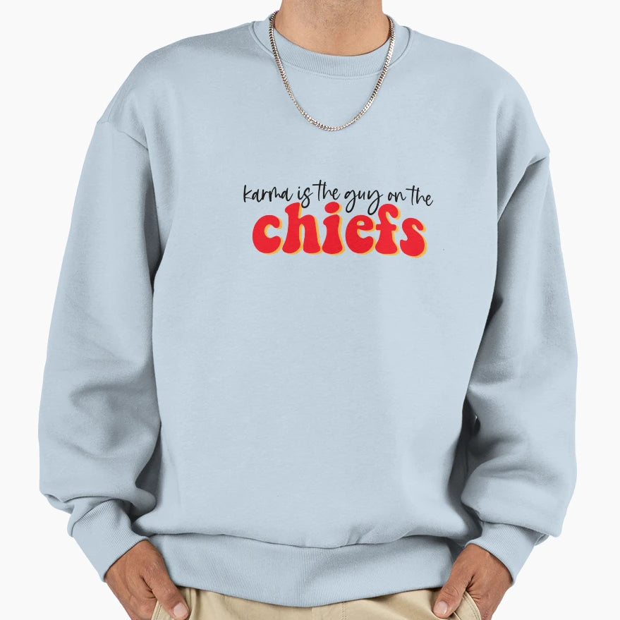 Kara Is Guy Chiefs Sweatshirt - Trendy Graphic for Adults - T-Shirt, Sweatshirt, Hoodie