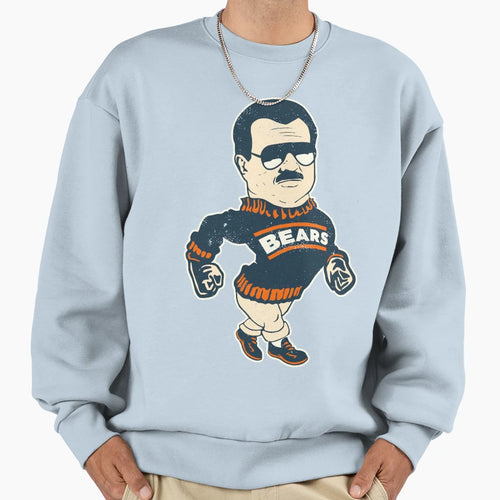 Ditka Mascot Sweatshirt - Minimalist Print for Adults - T-Shirt, Sweatshirt, Hoodie