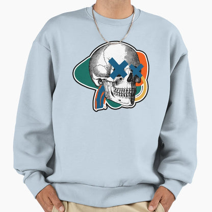 Indie Pop Skull Sweatshirt - Streetwear Style for Adults - T-Shirt, Sweatshirt, Hoodie