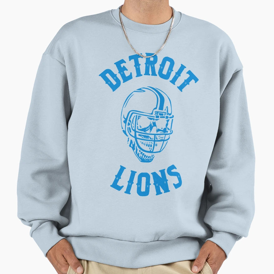 Lions Skull Sweatshirt - Fun Novelty Design Unisex - T-Shirt, Sweatshirt, Hoodie