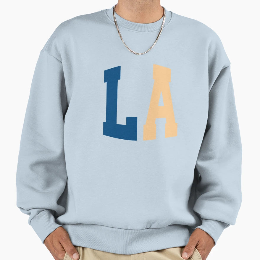 Louisiana State Abbreviation Sweatshirt - Trendy Graphic for Adults - T-Shirt, Sweatshirt, Hoodie