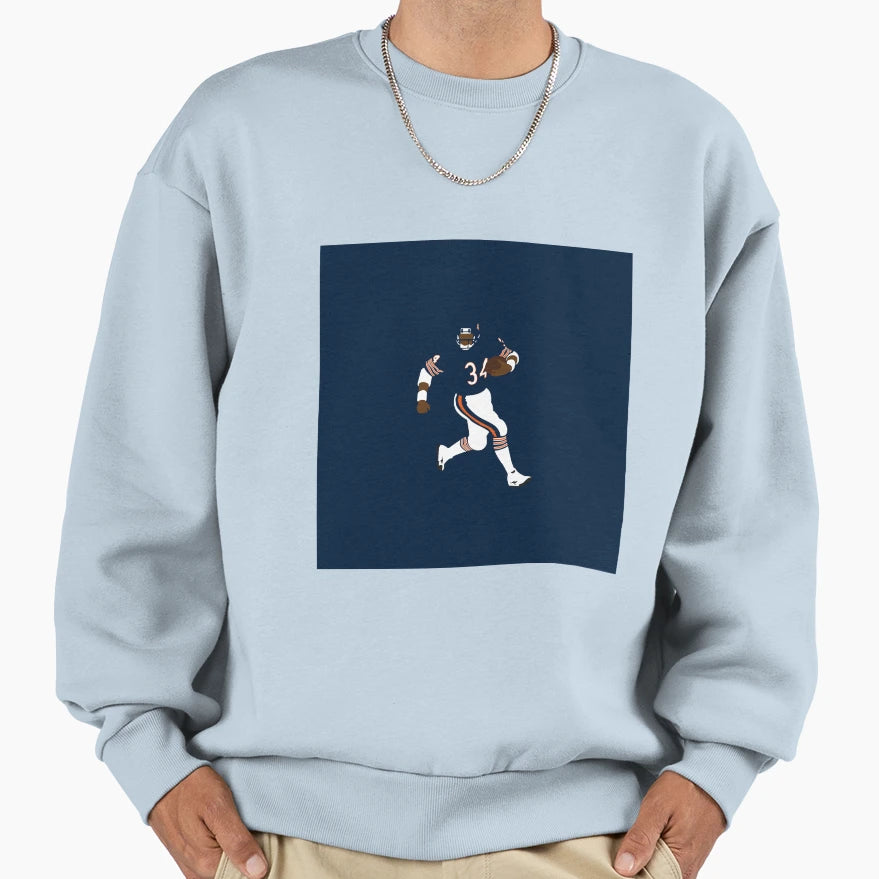 Walter Payton Sweetness 34 Chicago Sweatshirt - Unique Graphic Unisex - T-Shirt, Sweatshirt, Hoodie