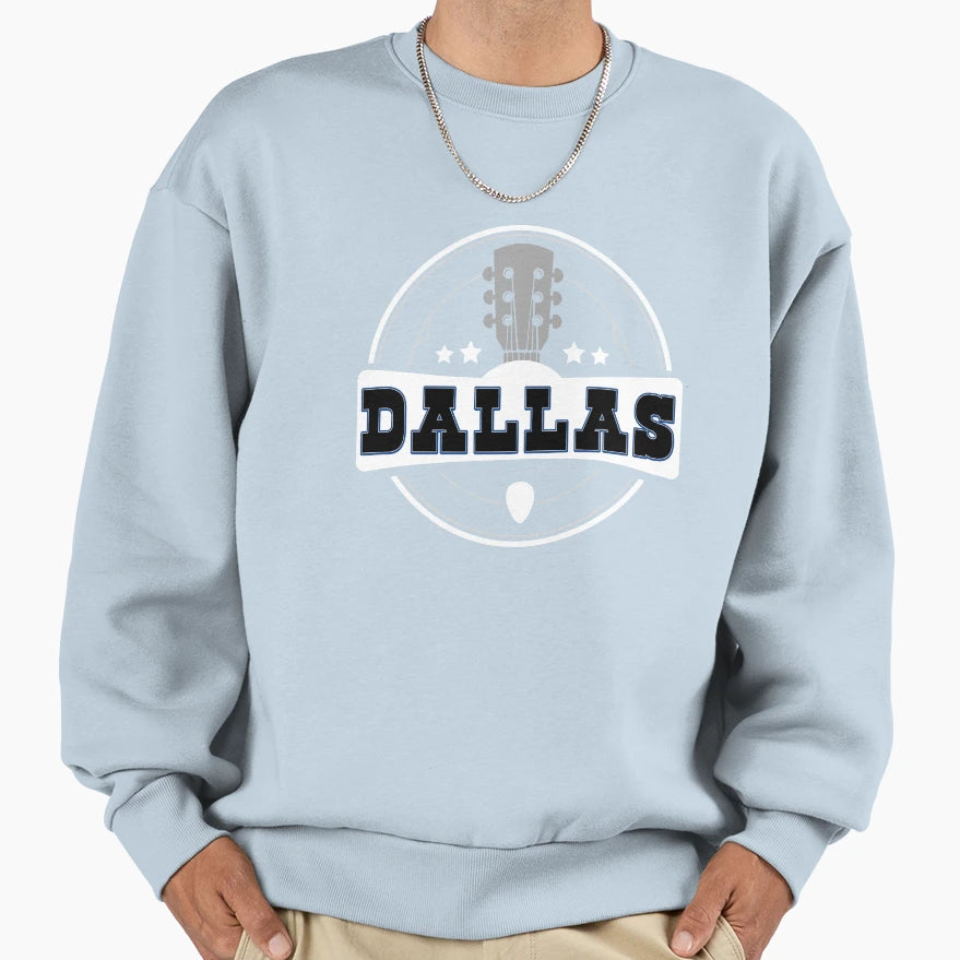 Dallas Music Sweatshirt - Unique Graphic Unisex - T-Shirt, Sweatshirt, Hoodie