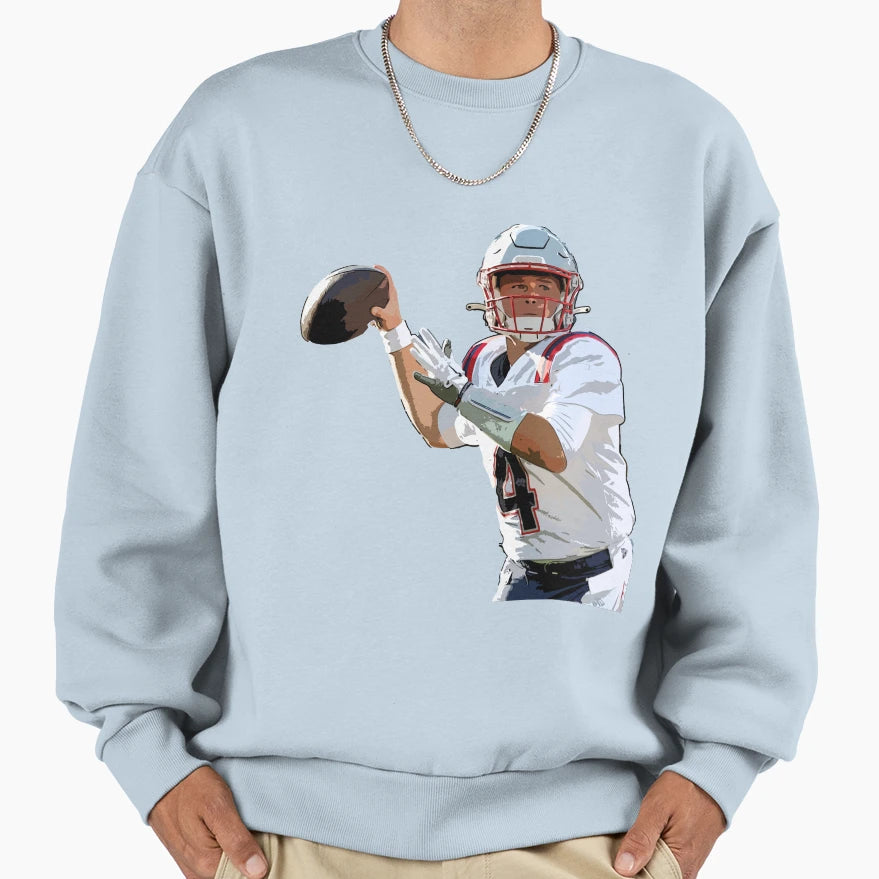 Bailey Zappe Sweatshirt - Streetwear Style for Adults - T-Shirt, Sweatshirt, Hoodie