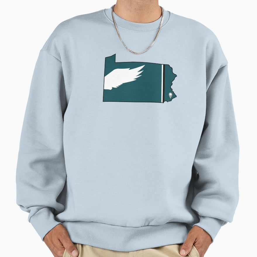 Philadelphia Football Sweatshirt - Graphic Print for Adults - T-Shirt, Sweatshirt, Hoodie