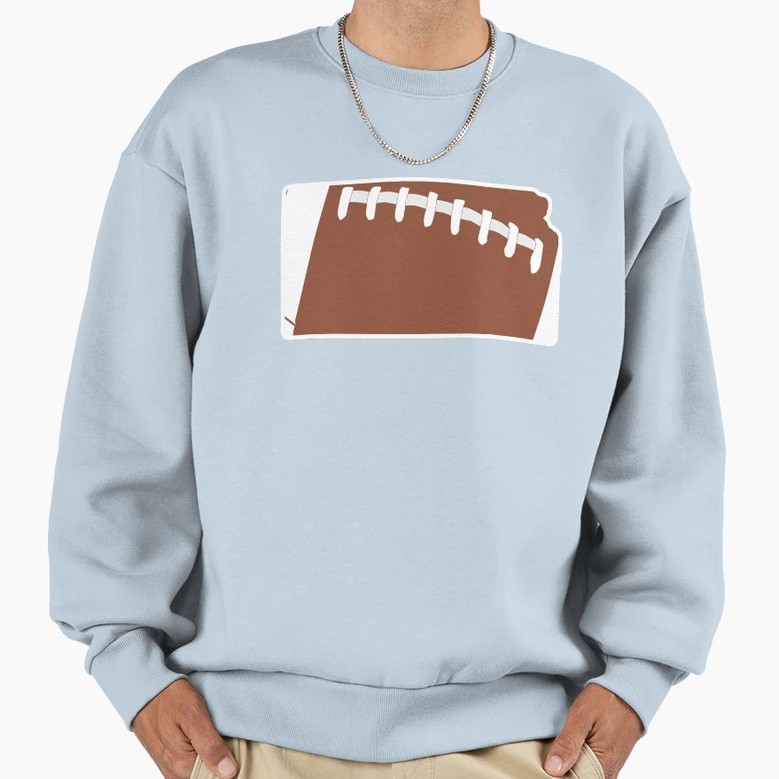 Football Kansas Fun Football Lover Sweatshirt - Novelty Apparel for Adults - T-Shirt, Sweatshirt, Hoodie