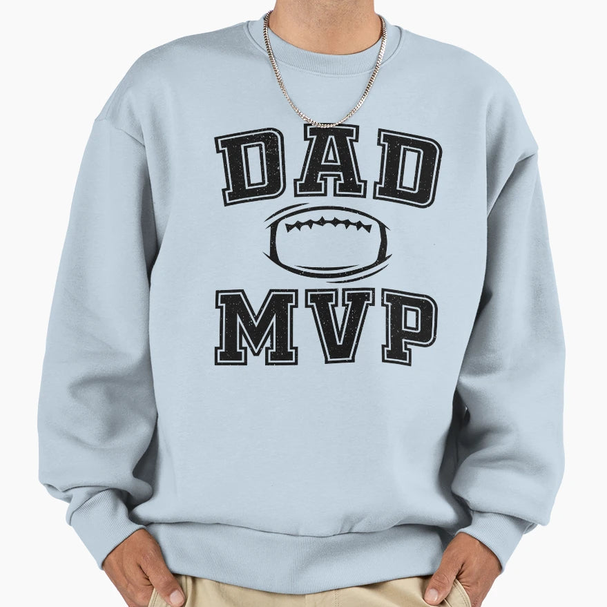 Dad Mvp Sweatshirt - Minimalist Print for Adults - T-Shirt, Sweatshirt, Hoodie