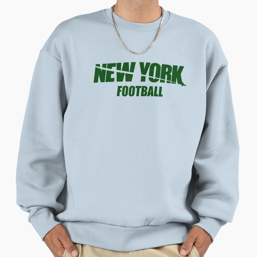 New York Football Jet Sweatshirt - Graphic Print for Adults - T-Shirt, Sweatshirt, Hoodie