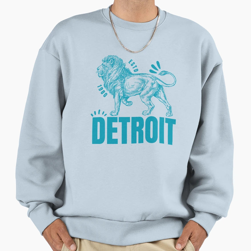 Detroit Sweatshirt - Casual Everyday Wear Men Women - T-Shirt, Sweatshirt, Hoodie