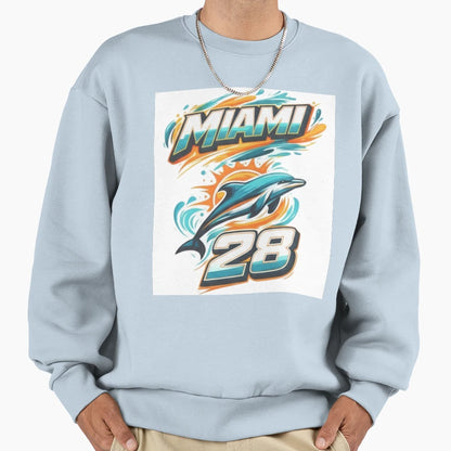 Miami Dolphins Sweatshirt - Fun Novelty Design Men Women - T-Shirt, Sweatshirt, Hoodie