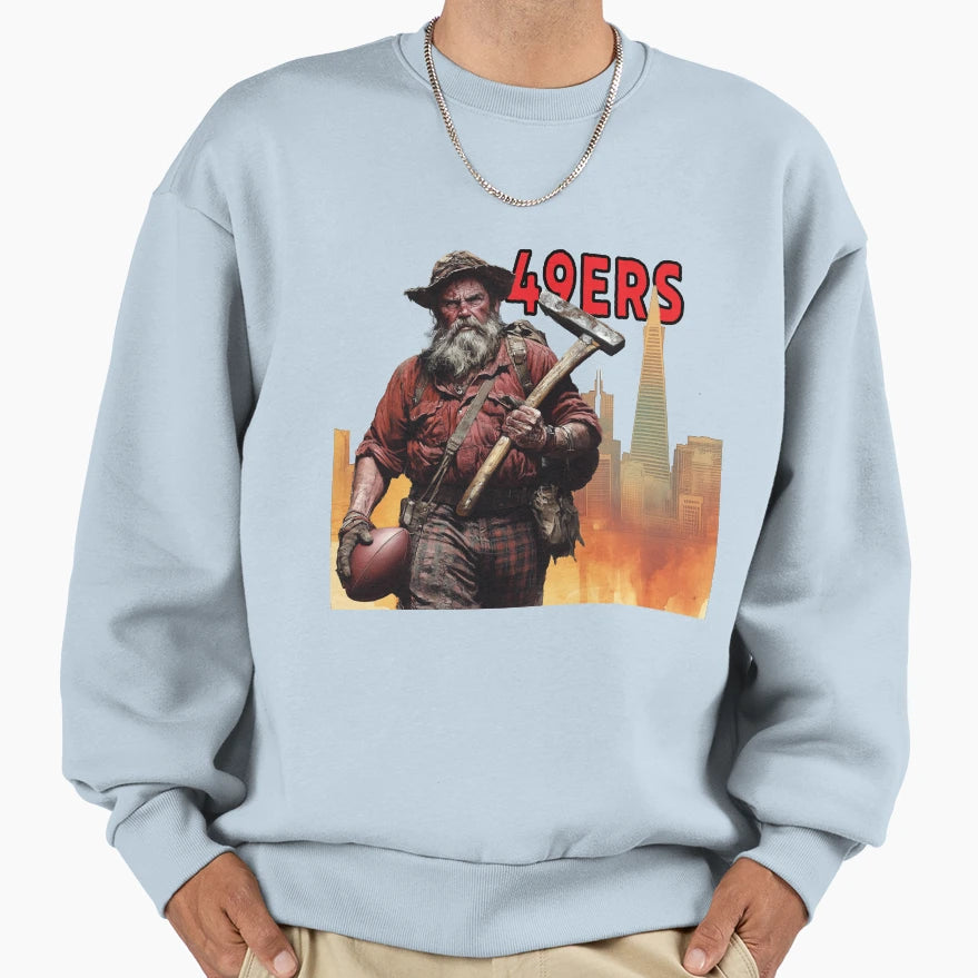 San Francisco Forty Niners Named Sweatshirt - Trendy Graphic for Adults - T-Shirt, Sweatshirt, Hoodie
