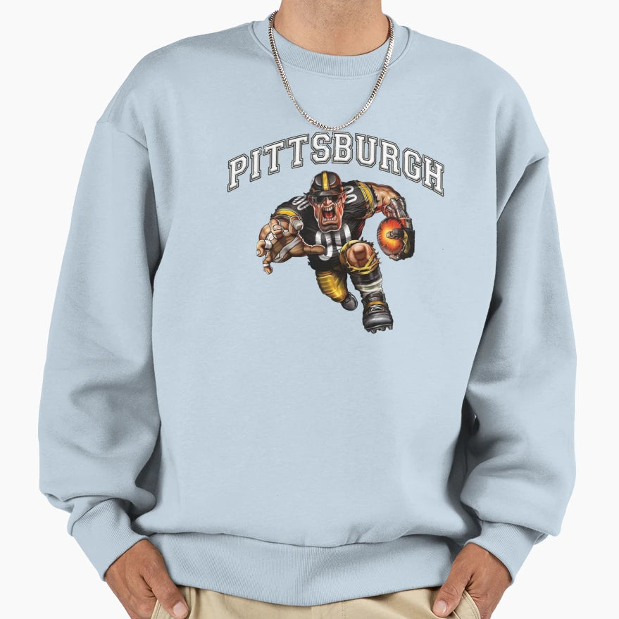 Pittsburgh Football Detroit Football Sweatshirt - Unique Graphic Unisex - T-Shirt, Sweatshirt, Hoodie