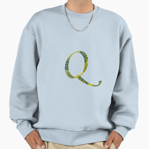 Letter Q Sweatshirt - Fun Novelty Design Men Women - T-Shirt, Sweatshirt, Hoodie