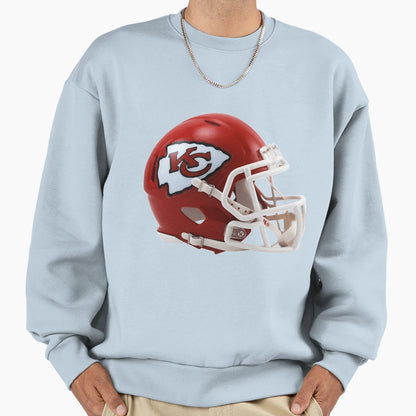Helmet Chiefs Icon Sweatshirt - Casual Everyday Wear Unisex - T-Shirt, Sweatshirt, Hoodie