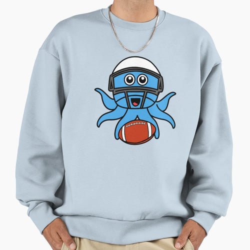 Octopia Art American Football Drawing Sweatshirt - Aesthetic Graphic Unisex - T-Shirt, Sweatshirt, Hoodie