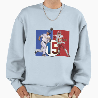 Kansas City 15 Fan Sweatshirt - Novelty Apparel for Adults - T-Shirt, Sweatshirt, Hoodie