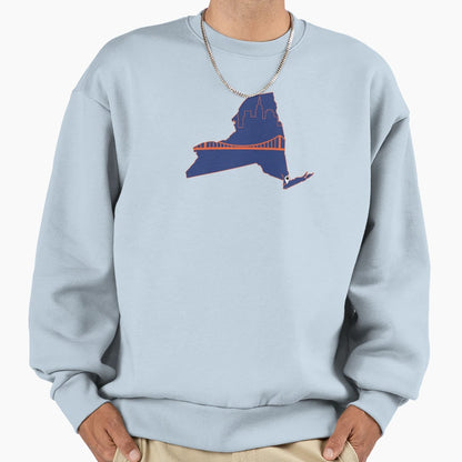 New York Baseball Sweatshirt - Graphic Print Unisex - T-Shirt, Sweatshirt, Hoodie