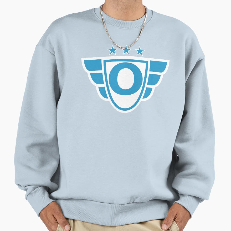 Superhero Letter O Stars And Wings Sweatshirt - Custom Art Print Men Women - T-Shirt, Sweatshirt, Hoodie